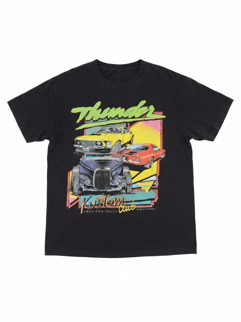 J. Galt Brandy Melville Thunder Kustom Club Graphic T-Shirt 1984 One Size USA